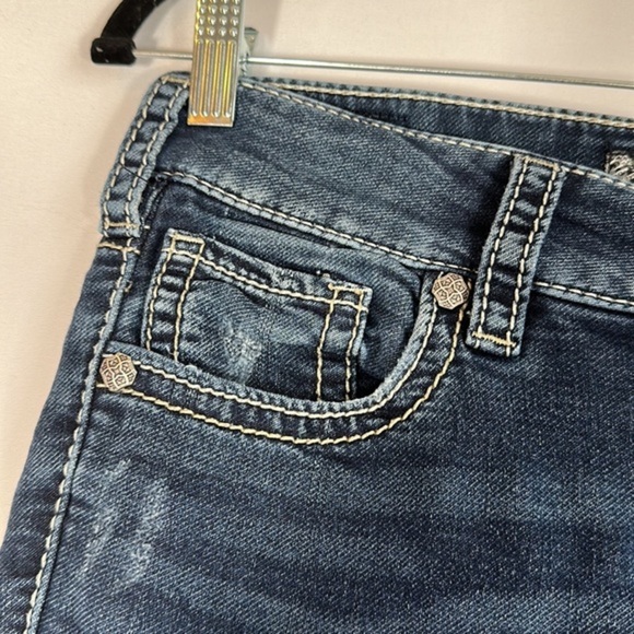 Silver Jeans Co. Suki Mid Capri Cropped Denim - Picture 3 of 14